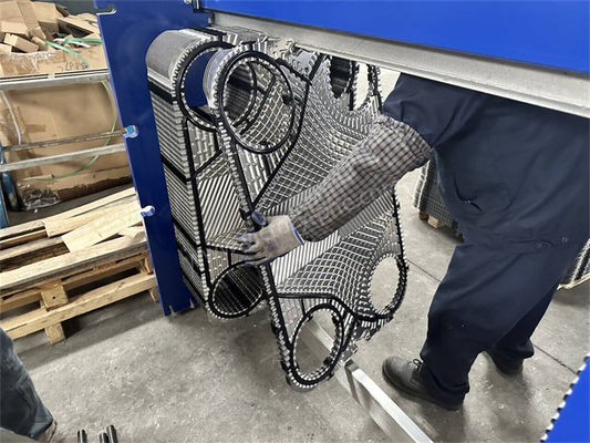 H17 Plate Type Heat Exchanger Components Industrial Titanium Material