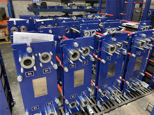 Metal Brazed Heat Exchanger Gasketed Plate And Frame Heat Exchanger