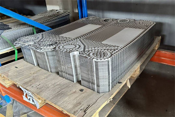 Clean GEA Heat Exchanger Plate Powder Coating 0.5mm 0.6mm Thickness