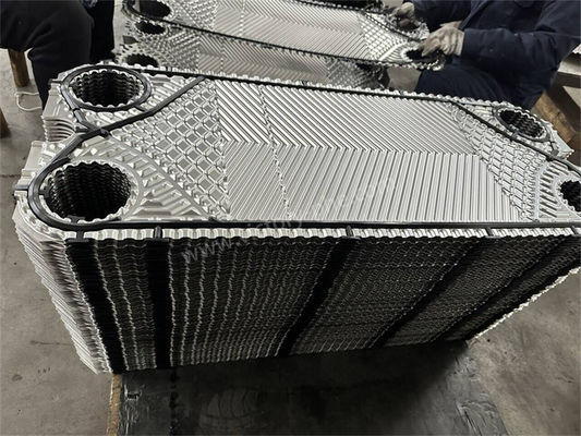 Smooth Vicarb Heat Exchanger Plates Hygiene V4 / V8 / V13 / V20