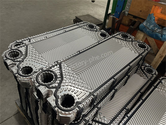 Smooth Vicarb Heat Exchanger Plates Hygiene V4 / V8 / V13 / V20