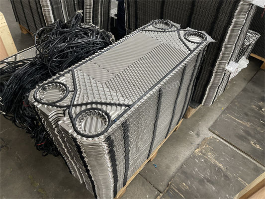 Nickel Sondex Heat Exchanger Plate 500mm Width Heat Transfer Plate