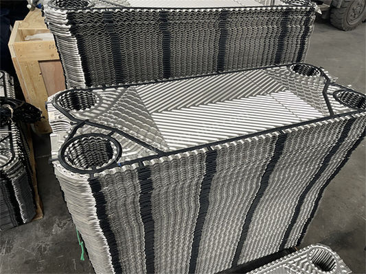 Gasketed Tranter Heat Exchanger Plates Chevron Pattern Design