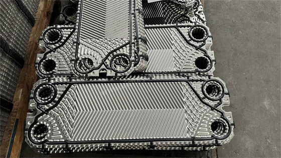 Gasketed Tranter Heat Exchanger Plates Chevron Pattern Design