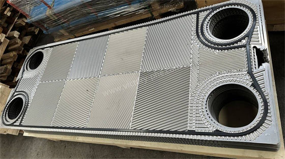 Nickel Chevron Heat Exchanger Plates And Gaskets Replacemeet
