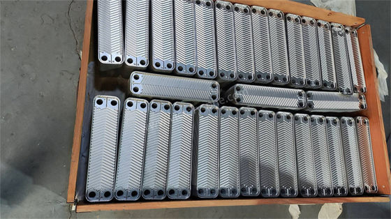 Hastelloy Accessen Heat Exchanger Plate Herringbone / Chevron Plate Pattern