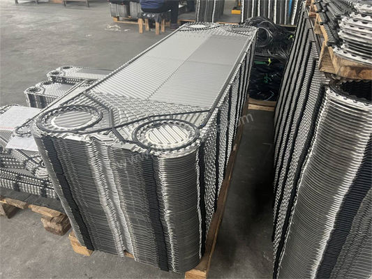 Nickel Chevron Heat Exchanger Plates And Gaskets Replacemeet