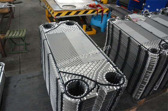 Industry GEA Heat Exchanger Plate Hastelloy Alloy / Nickel Material