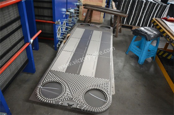 PHE Industrial Plate Heat Exchanger 1000mm Gasketed Plate Length