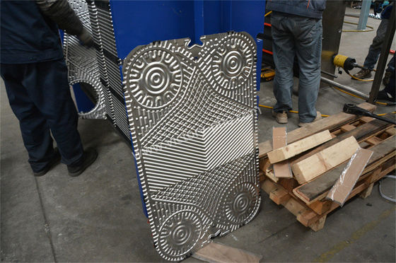 Gasketed Heat Exchanger Plate Replacement 0.5mm High Thermal Conductivity