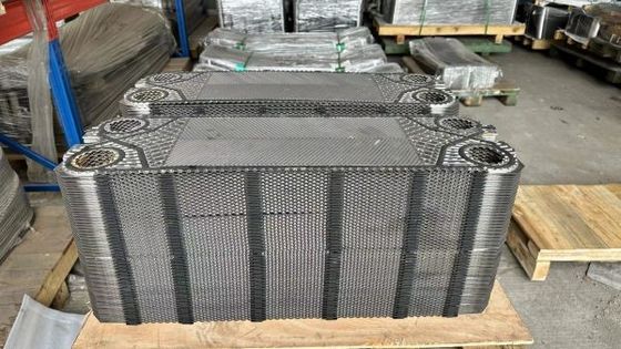 Heat Exchanger Plates Crafted From SPX APV Titanium And Titanium Palladium Alloy