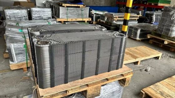 Parallel Flow / Counter Flow Accessen Heat Exchanger Plate 3.0Mpa Max Working Pressure 0.5mm-1.0mm Plate Thickness