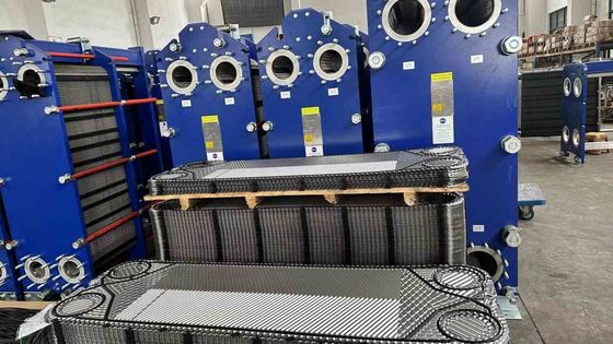 Stainless Steel Accessen Heat Exchanger Plate With Clip On / Glued Chevron Pattern