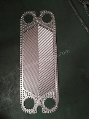 Industrial SUS304 Copper Brazed Plate Heat Exchanger With Herringbone Plate Pattern And Powder Coating Surface